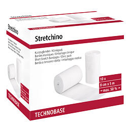 Obvaz stahovací Stretchino 8cm/5m, 10ks/bal
