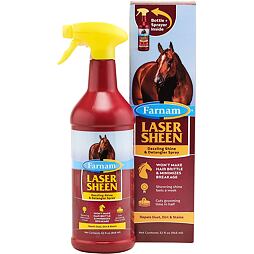 Lesk a rozčesávač na srst FARNAM Laser Sheen, 946 ml