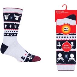 Pánské termoponožky HEAT HOLDERS s vánočním motivem, vel. 39-45