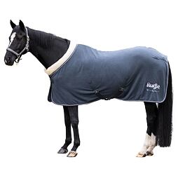 Odpocovací deka pro koně RugBe Royal Fleece grafitová