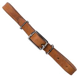 Podbradní kožený řemínek LproWest, hnědá