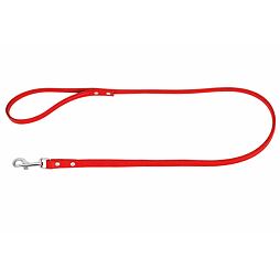 MEXICA póráz, bőr, piros, 100 cm, 12 mm