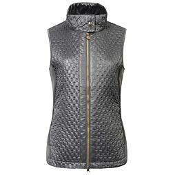 Dámská kombinovaná vesta Covalliero S/S 2023, šedá
