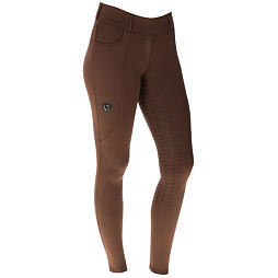 Dámské jezdecké legíny s gripem Covalliero A/W 2023, hnědá