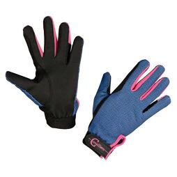 Jezdecké rukavice Clara tmavě modrá XL