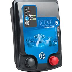 Ohradníkový kombinovaný zdroj DUAL D5 12V/230V 5J