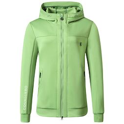 Mikina s kapucí Covalliero S/S 2025 dámská, zelená