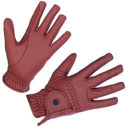 Jezdecké rukavice Covalliero A/W 2025, cihlová
