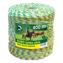 Eurolanko bíložlutozelené 3mm, 400m