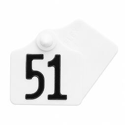 Primaflex füljelző leírással 25 db, fehér, 1-es méret