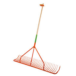 Hrábě ruční vlečné 131 cm, s násadou