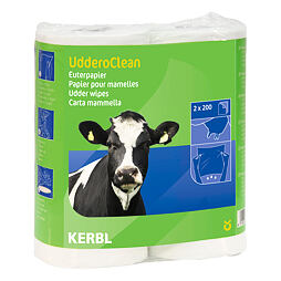 Utěrka na vemeno Uddero Clean 2x200 archů