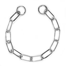 Obojek pro psy řetěz stahovací chrom