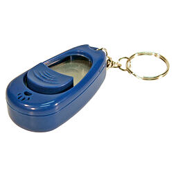 Clicker pro výcvik psů, 7x3,5x2,5 cm, modrá