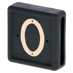 Plastové číslo na pásku na nohu, různé barvy, 10ks/bal