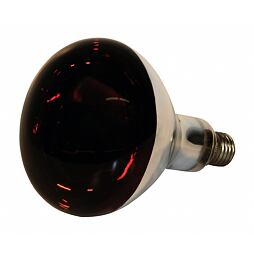 Infražárovka z tvrzeného skla KERBL 150W červená