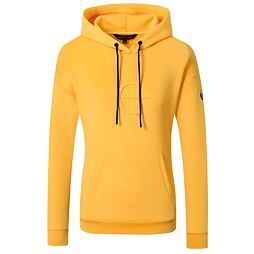 Dámská mikina s kapucí Covalliero S/S 2024, žlutá