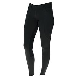 Dětské jezdecké legíny s gripem Covalliero A/W 2023, černá, 140/146