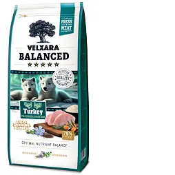 Velxara BALANCED Dry FM Dog Puppy & Junior Monoprotein Turkey & Rice