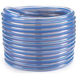 Plastová transparentní mléčná hadice, ⌀ 7 x 13 mm - 1m