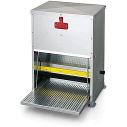 Rálépős csirkeetető 28 literes, kb. 20 kg