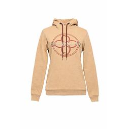 Női kapucnis pulóver Passion 4Q, homokszínű