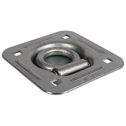 Kotevní miska 124 x 114 x 3 mm, O 11mm