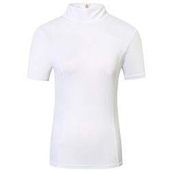 Dámské závodní tričko Covalliero S/S 2023, bílá