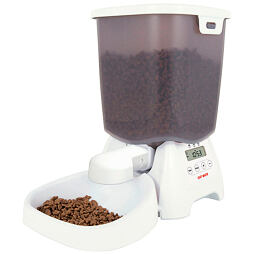 Automatický zásobník na krmivo Cat Mate, bílý