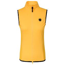 Dámská kombinovaná vesta Covalliero S/S 2024, žlutá