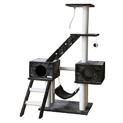 Odpočívadlo pro kočky Granat, 70x50x150 cm, šedá