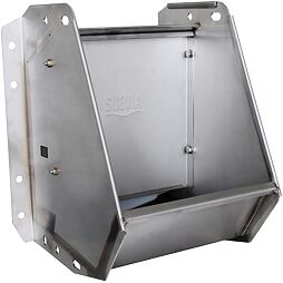 Rozsdamentes acél etetővályú Suevia Model 600