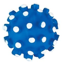 Sípoló labda kutyáknak, 12 cm átmérőjű, különböző színekben