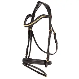 Covalliero Clincher bőr kantár, barna