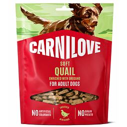 Carnilove kutyasnack fürj és oregánó ízesítésű 200g