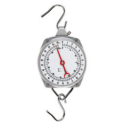 Závěsná váha s ciferníkem do 25 kg, dělení po 100g