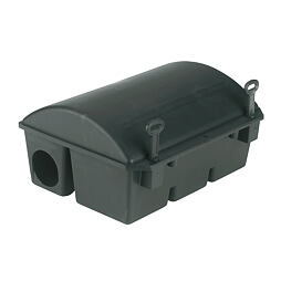 Stanička na návnadu pro krysy BORA, 32.5x25x16cm, uzamykatelná