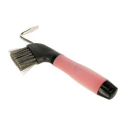 Háček na kopyta Covalliero s gelovou rukojetí a kartáčkem