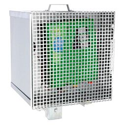 Kovová bezpečnostní schránka pro zdroj, akumulátor a solární panel