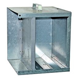 Kovová schránka pro zdroj, akumulátor a solární panel