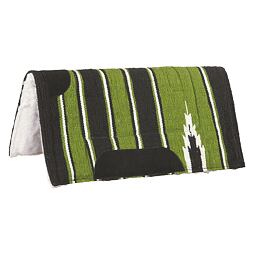 Westernová deka pod sedlo LproWest Kearney, zelená ,vel. 26" x 26"