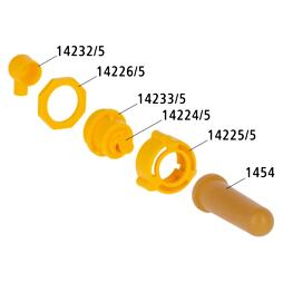 Bayonet pro hygienický ventil ke kyblíku 14210, balení 5ks/bal