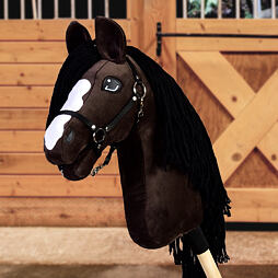 Hobby horse LarDen Sisi s černou ohlávkou, vel. M