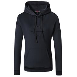 Dámská mikina s kapucí Covalliero S/S 2024, tmavě modrá