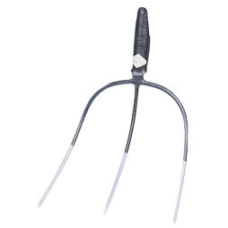 Kovácsolt 3 ágú villa, 33 cm