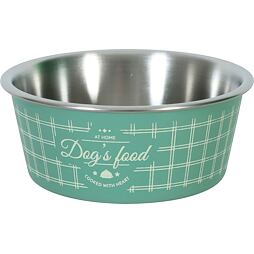 Miska nerez pes FOOD DOG 400ml zelená Zolux