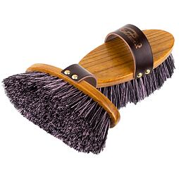 KENTAUR rizskefe bőrszíjjal, szín: fekete/rózsaszín