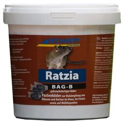 Ratzia BAG-B kártevőirtó csalétek paszta formájában, 3 kg