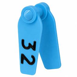 Primaflex füljelző leírással 25 db, kék, 0-s méret