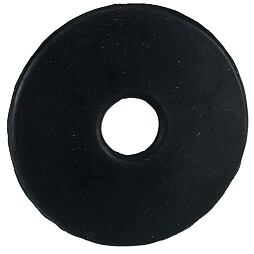 Gumové kroužky na udidlo, černá, průměr 7cm